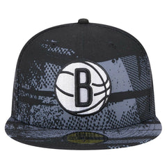 Black Brooklyn Nets Tip-Off 59FIFTY Fitted Hat | NBA