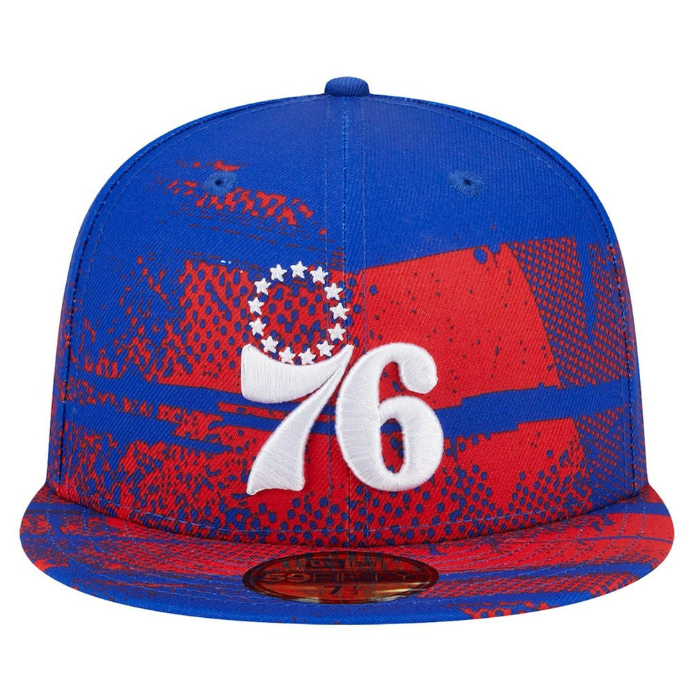 Royal Philadelphia 76ers Tip-Off 59FIFTY Fitted Hat | NBA