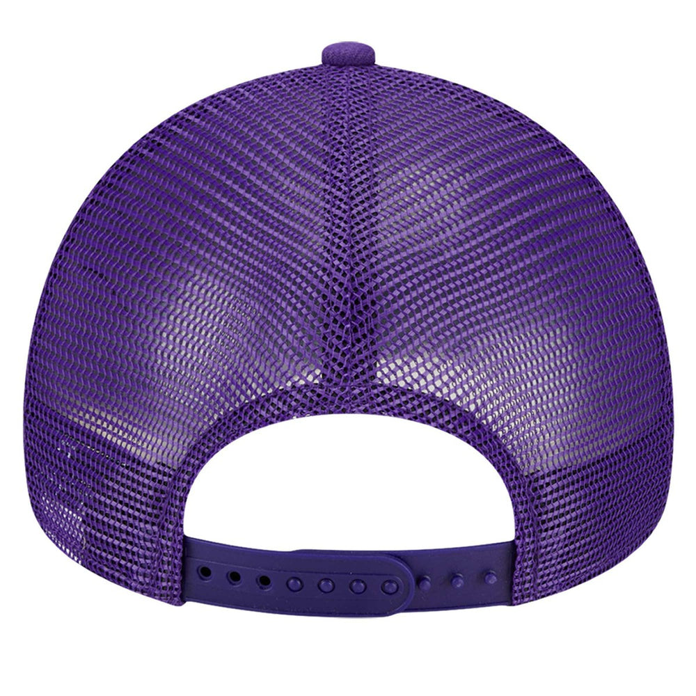 Purple/Gold Los Angeles Lakers Tip Off A-Frame Trucker 9FORTY Adjustable Hat | NBA