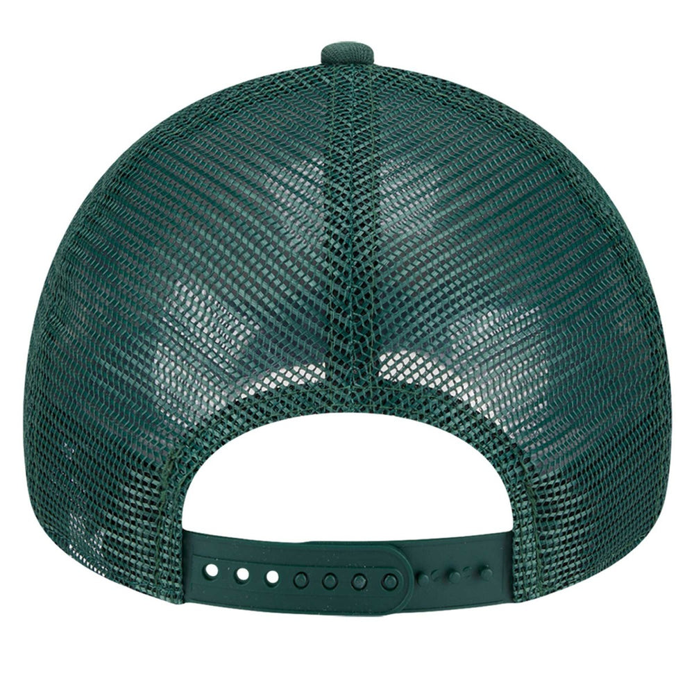 Hunter Green/Cream Milwaukee Bucks Tip Off A-Frame Trucker 9FORTY Adjustable Hat | NBA