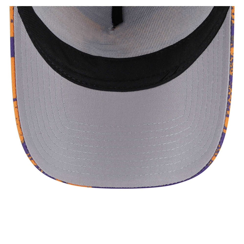 Purple/Orange Phoenix Suns Tip Off A-Frame Trucker 9FORTY Adjustable Hat | NBA