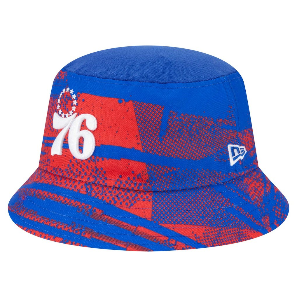 Royal/Red Philadelphia 76ers Tip-Off Bucket Hat | NBA
