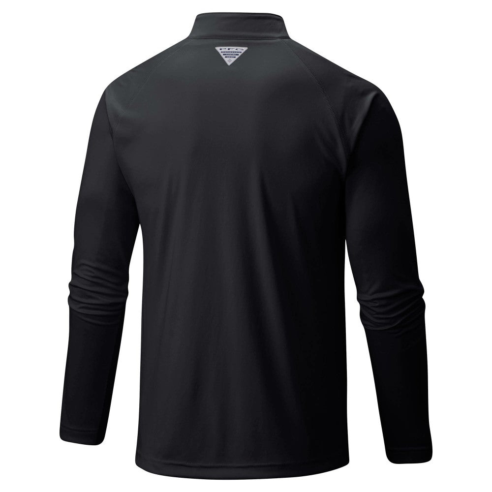 Cincinnati Reds Columbia Terminal Tackle Omni-Shade Raglan Quarter-Zip Pullover Top - MLB Pullover