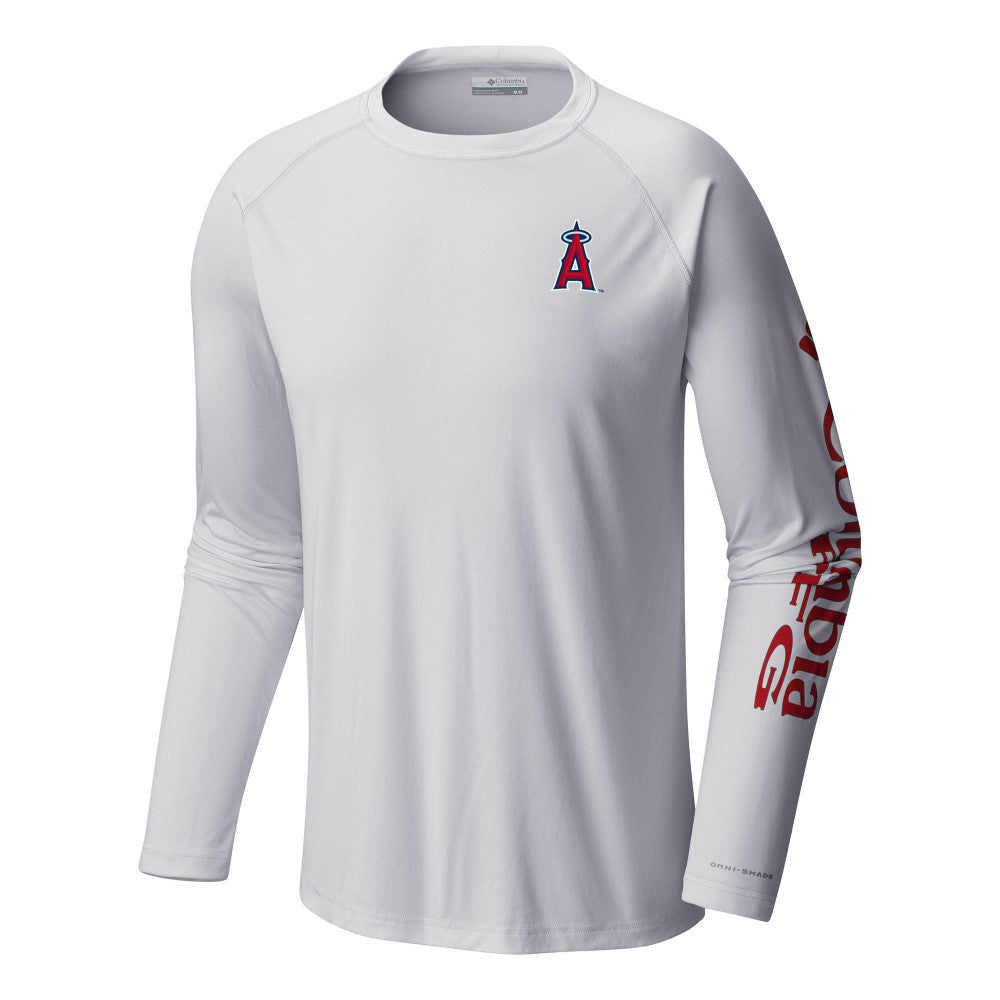 Los Angeles Angels Columbia Terminal Tackle Long Sleeve T-Shirt - MLB T-shirts