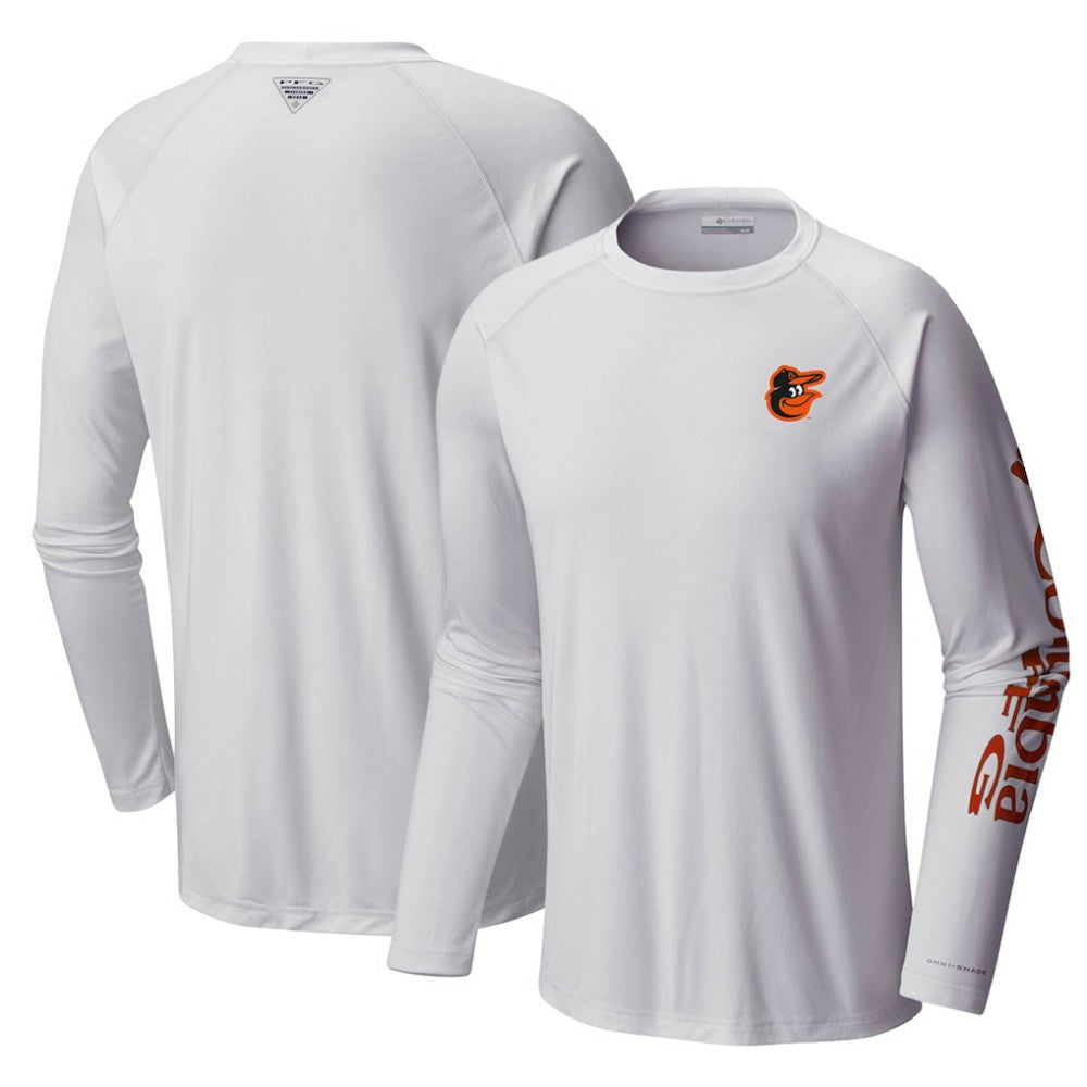 Baltimore Orioles Columbia Terminal Tackle Long Sleeve T-Shirt - MLB T-shirts
