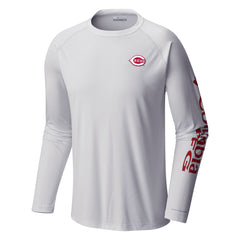 Cincinnati Reds Columbia Terminal Tackle Long Sleeve T-Shirt - MLB T-shirts