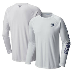 Detroit Tigers Columbia Terminal Tackle Long Sleeve T-Shirt - MLB T-shirts