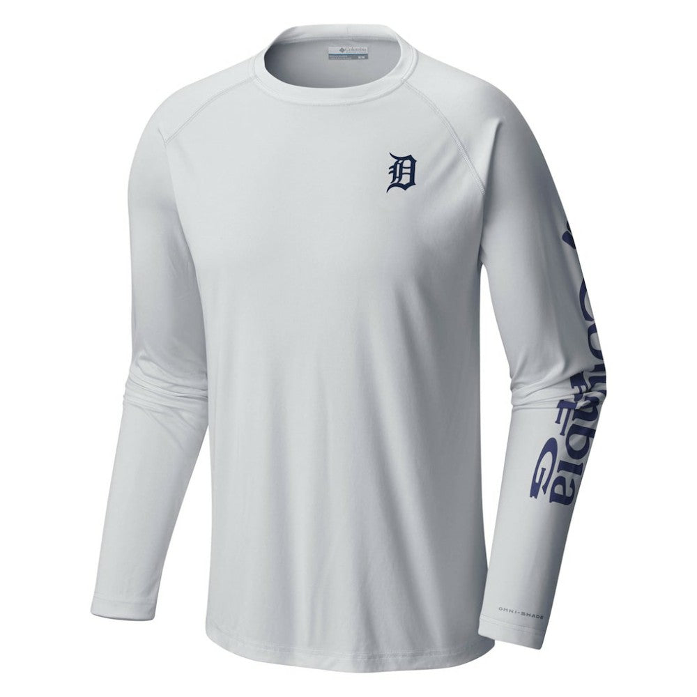 Detroit Tigers Columbia Terminal Tackle Long Sleeve T-Shirt - MLB T-shirts