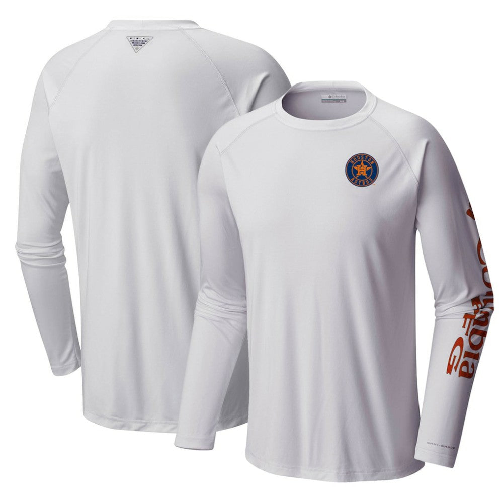 Houston Astros Columbia Terminal Tackle Long Sleeve T-Shirt - MLB T-shirts