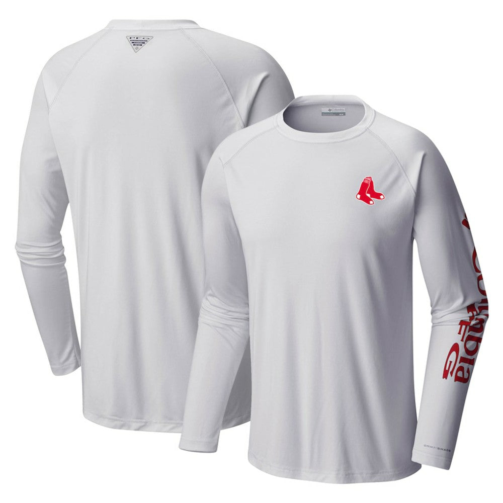 Boston Red Sox Columbia Terminal Tackle Long Sleeve T-Shirt - MLB T-shirts