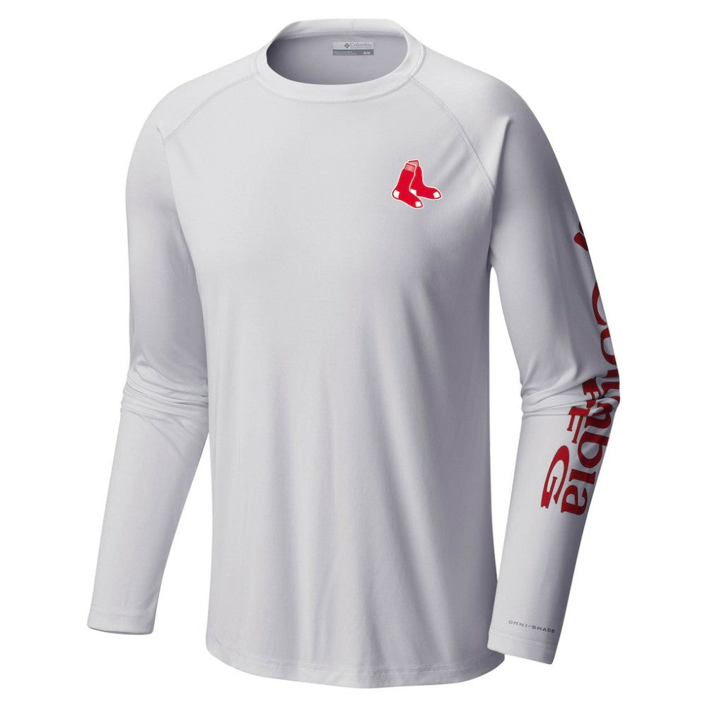 Boston Red Sox Columbia Terminal Tackle Long Sleeve T-Shirt - MLB T-shirts