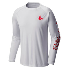 Boston Red Sox Columbia Terminal Tackle Long Sleeve T-Shirt - MLB T-shirts