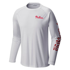 Philadelphia Phillies Columbia Terminal Tackle Long Sleeve T-Shirt - MLB T-shirts