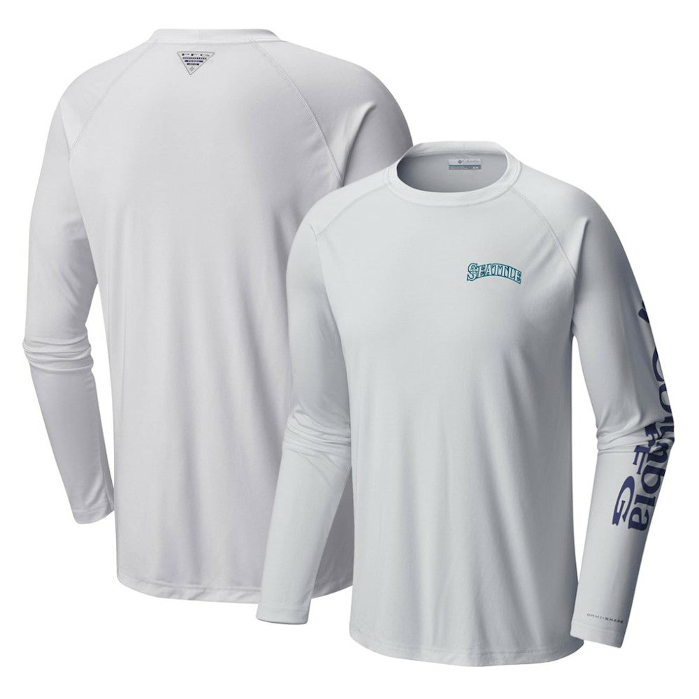 Seattle Mariners Columbia Terminal Tackle Long Sleeve T-Shirt - MLB T-shirts