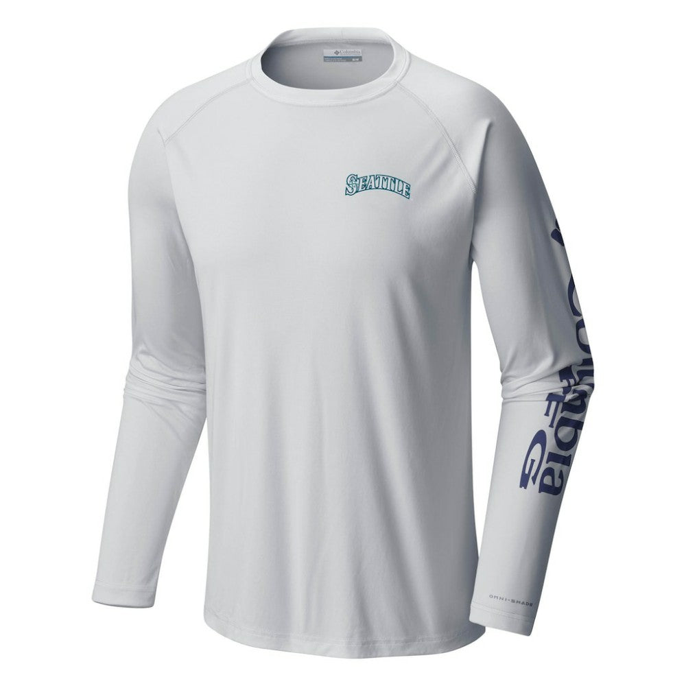 Seattle Mariners Columbia Terminal Tackle Long Sleeve T-Shirt - MLB T-shirts