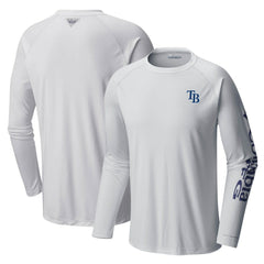 Tampa Bay Rays Columbia Terminal Tackle Long Sleeve T-Shirt - MLB T-shirts