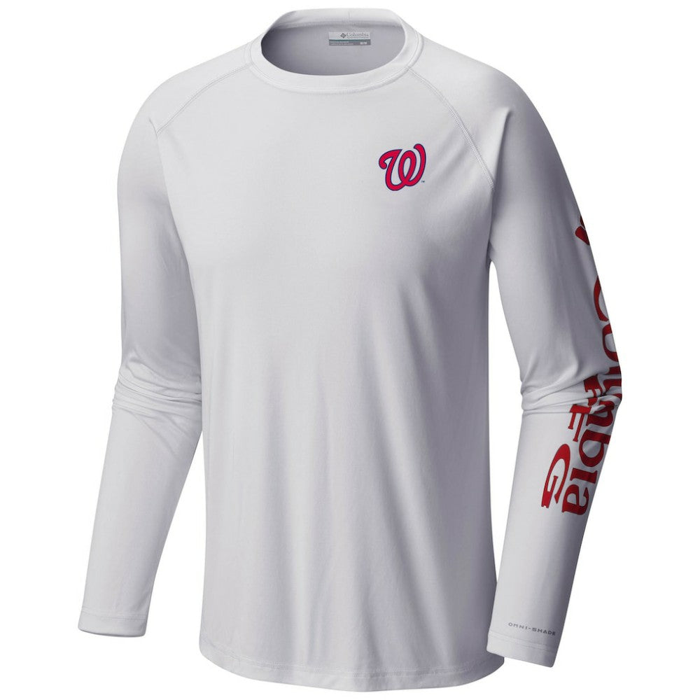 Washington Nationals Columbia Terminal Tackle Long Sleeve T-Shirt - MLB T-shirts