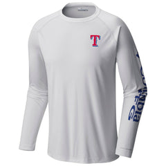 Texas Rangers Columbia Terminal Tackle Long Sleeve T-Shirt - MLB T-shirts