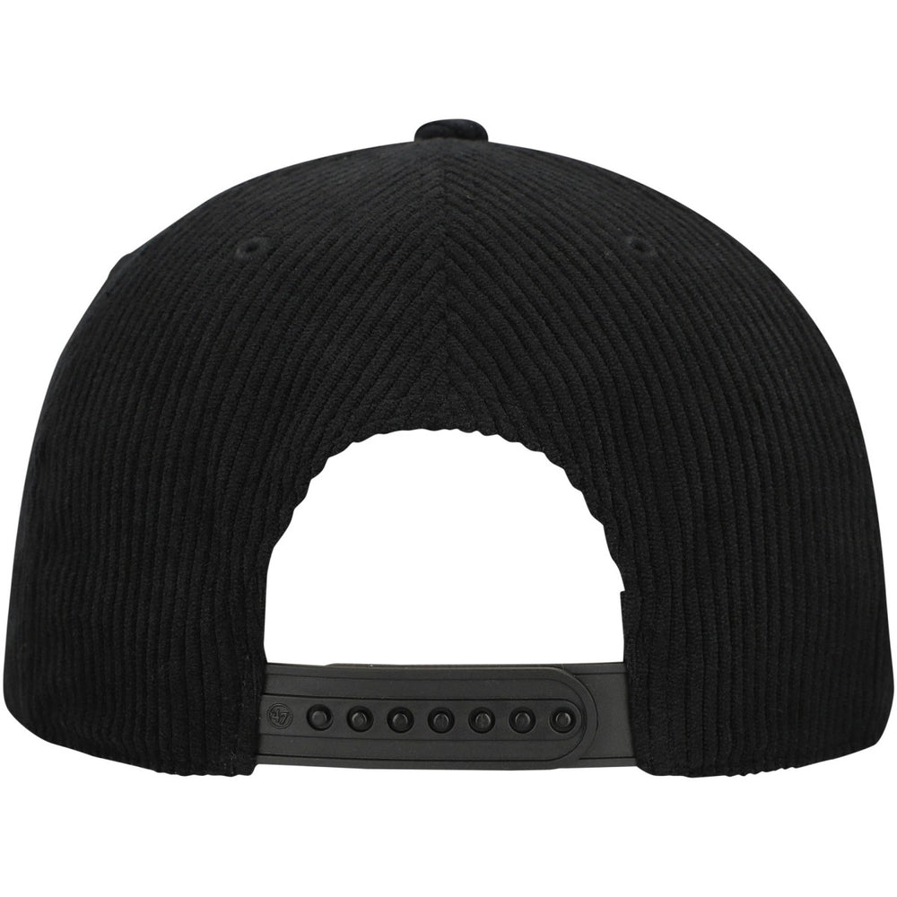 Black Miami Heat '47 Double Header Sidepatch Cord Hitch Adjustable Hat | NBA