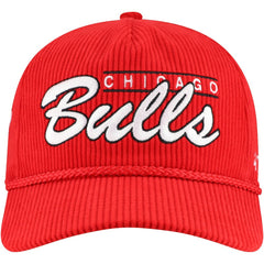 Red Chicago Bulls '47 Double Header Sidepatch Cord Hitch Adjustable Hat | NBA