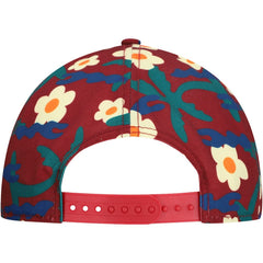 Crimson Chicago Bulls Vacation Floral Golfer Snapback Hat | NBA