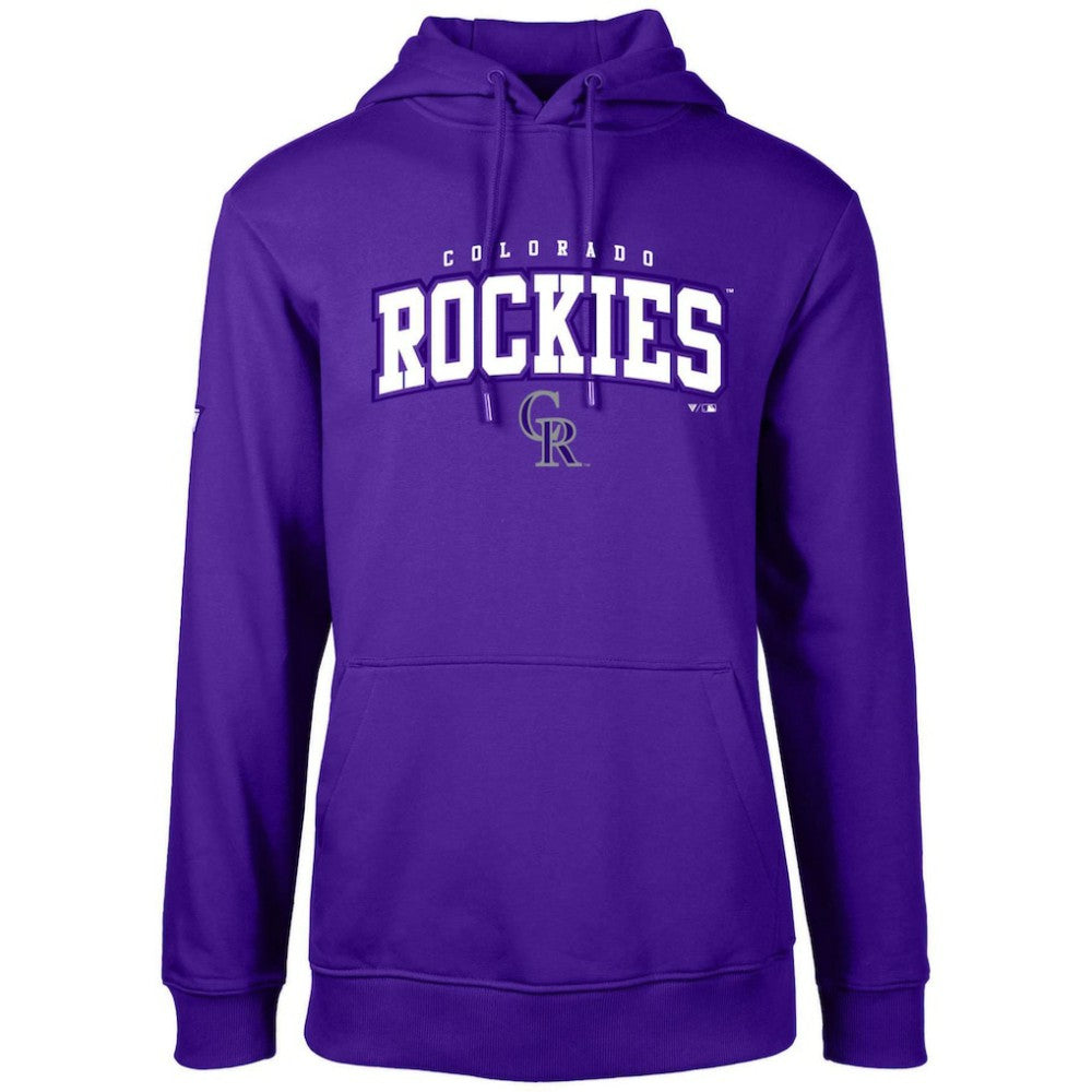 Colorado Rockies Levelwear Podium Team Arch Pullover Hoodie - MLB Hoodies