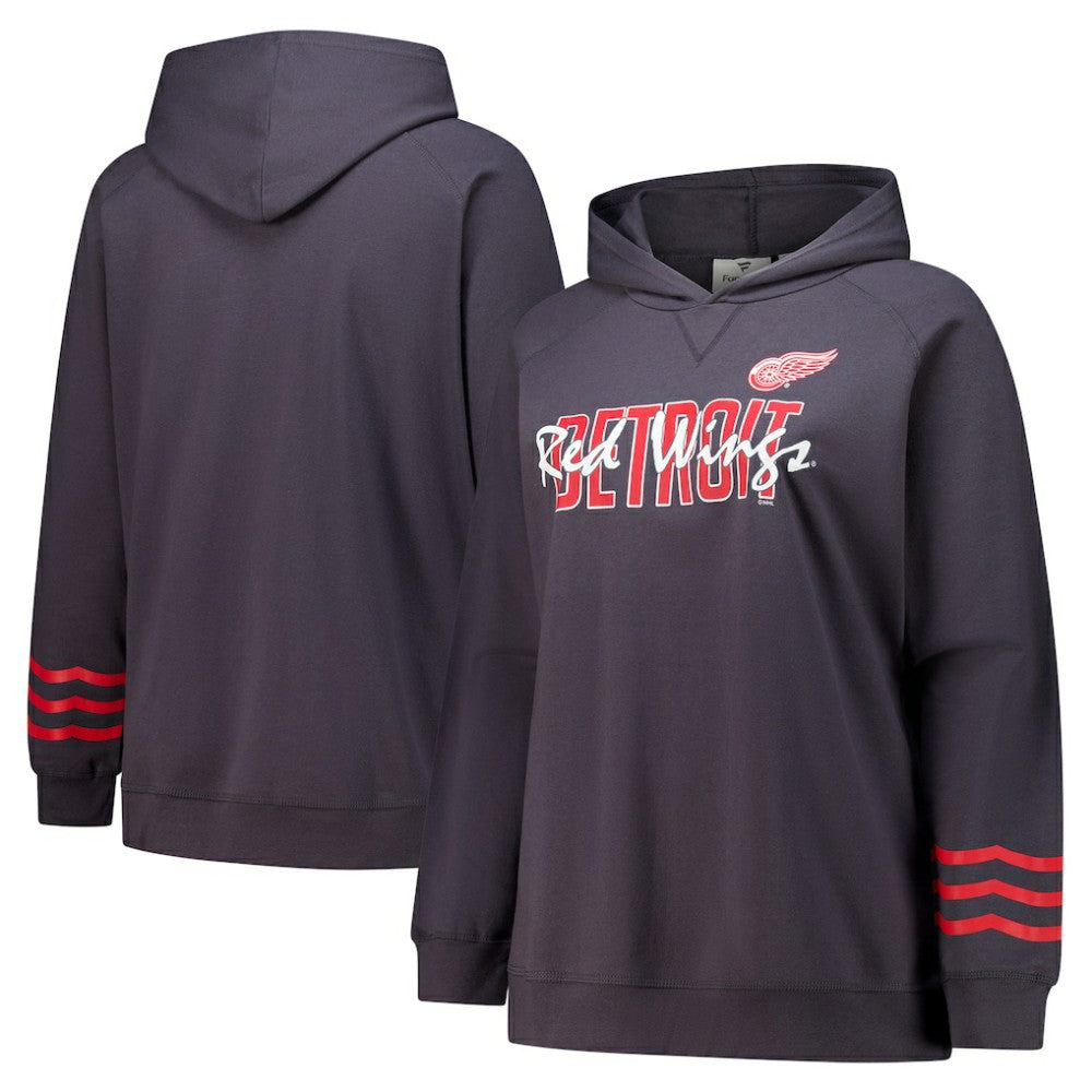 Detroit Red Wings Fanatics Women's Plus Size Lightweight Fleece Raglan Pullover Hoodie -  NHL Hoodies