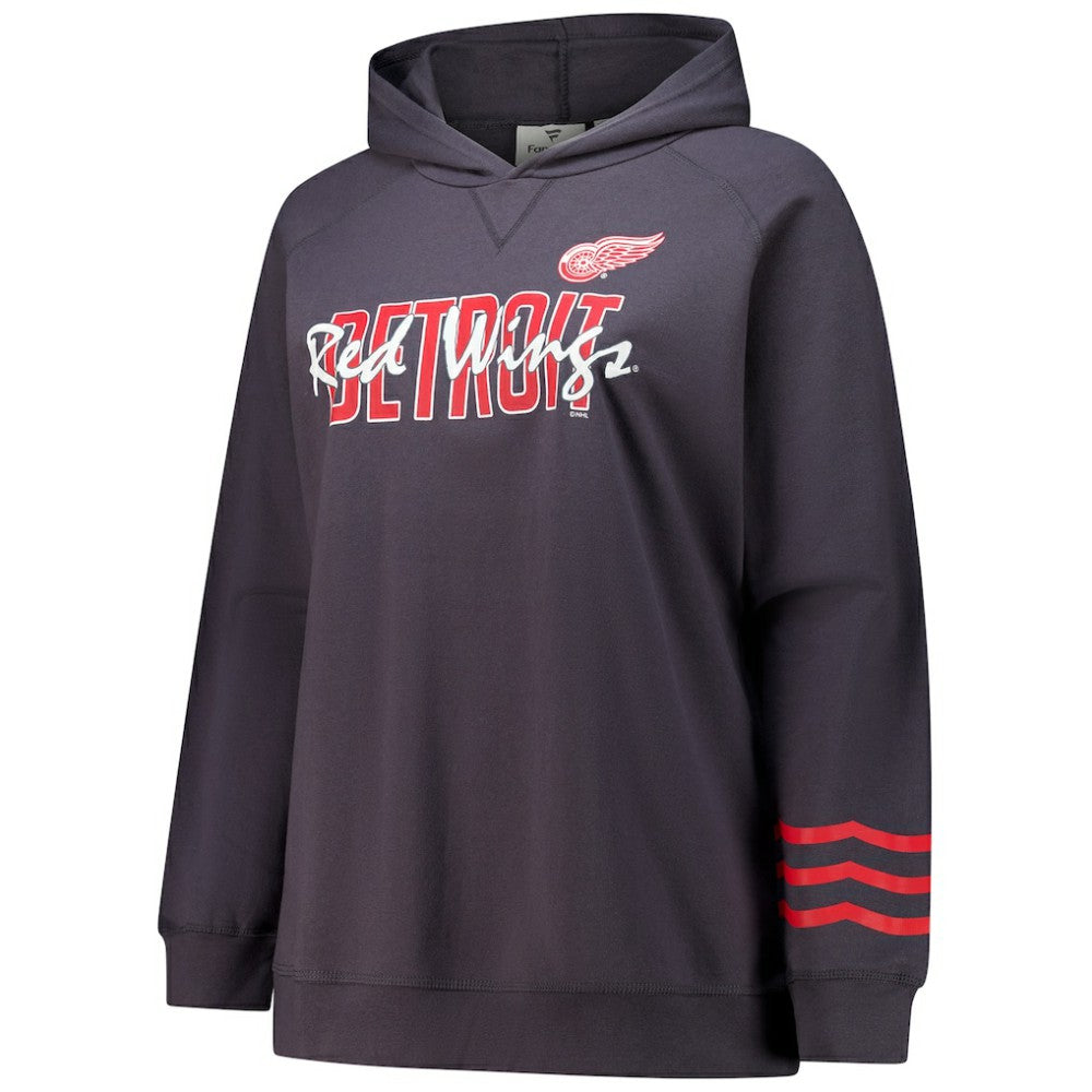 Detroit Red Wings Fanatics Women's Plus Size Lightweight Fleece Raglan Pullover Hoodie -  NHL Hoodies