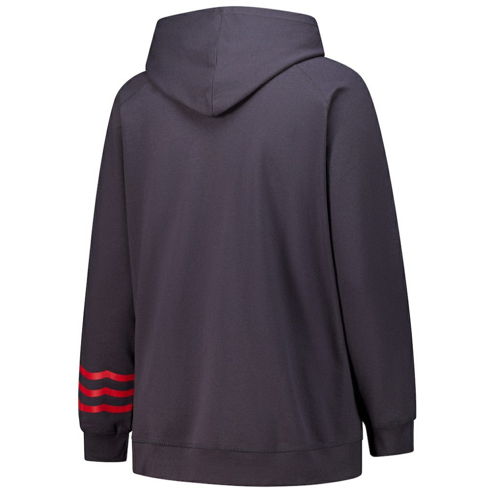 Detroit Red Wings Fanatics Women's Plus Size Lightweight Fleece Raglan Pullover Hoodie -  NHL Hoodies