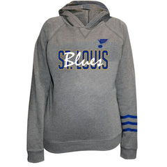 St. Louis Blues Fanatics Women's Plus Size Lightweight Fleece Raglan Pullover Hoodie -  NHL Hoodies