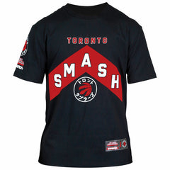 Black Toronto Raptors Hyperfly Unisex NBA x My Hero Academia All Might Smash T-Shirt | NBA
