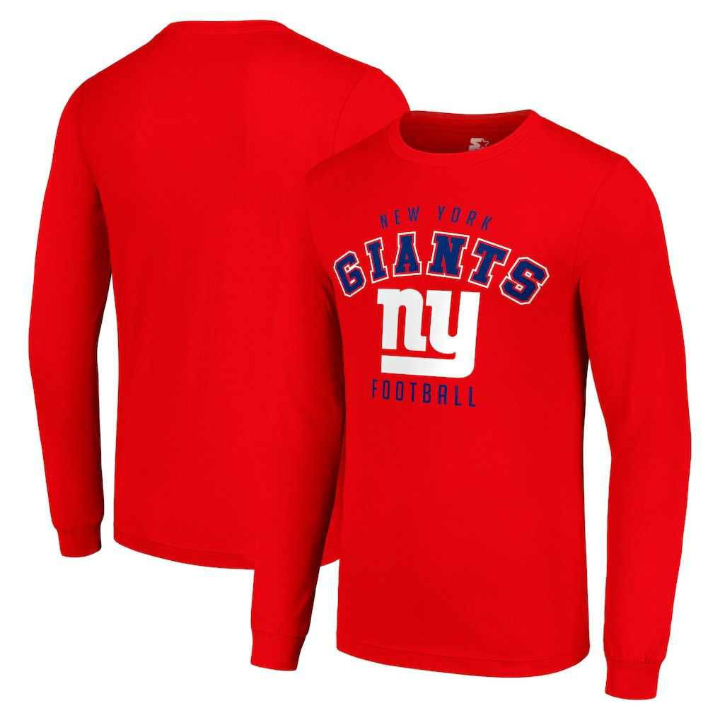 New York Giants Starter Long Sleeve T-Shirt | NFL Hot