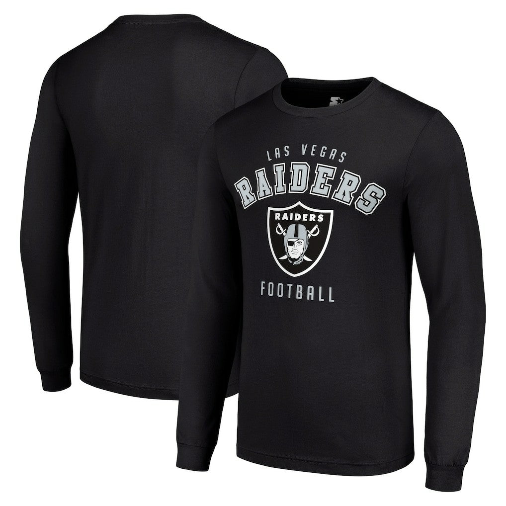 Las Vegas Raiders Starter Long Sleeve T-Shirt | NFL Hot