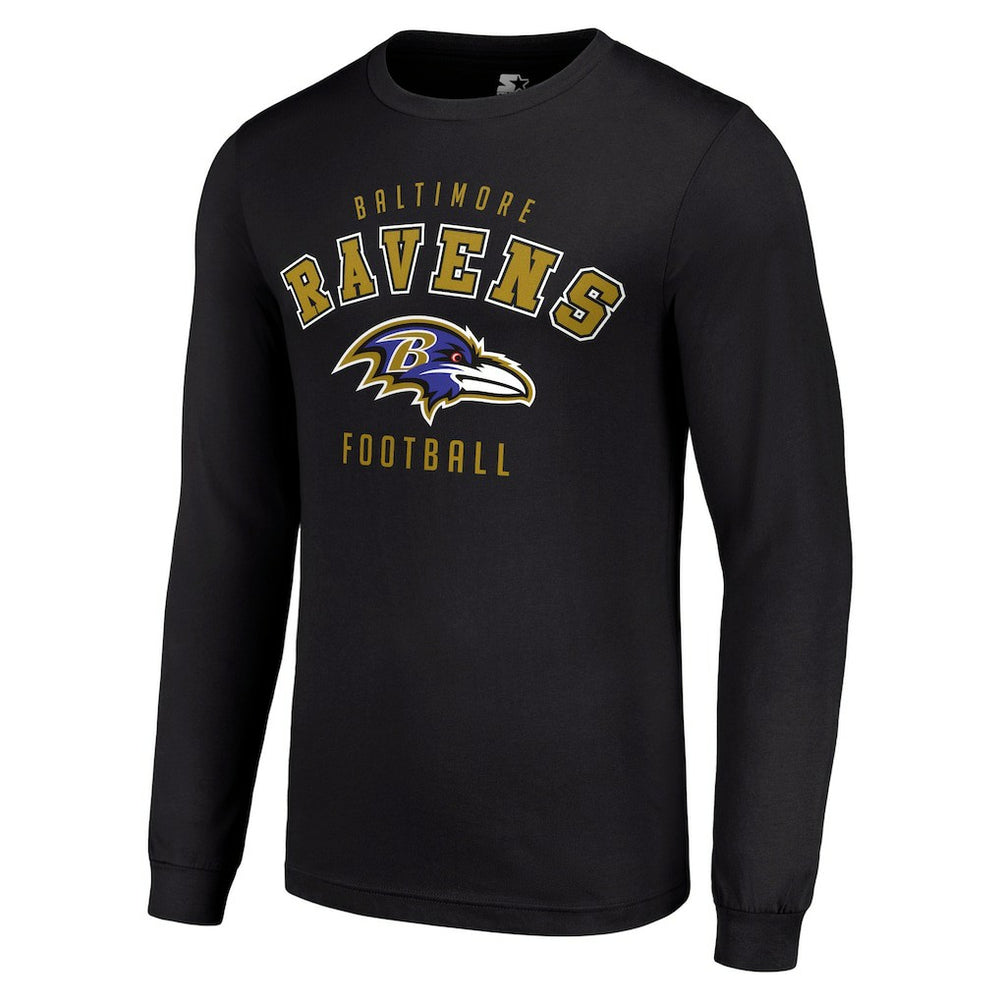 Baltimore Ravens Starter Long Sleeve T-Shirt | NFL Discount