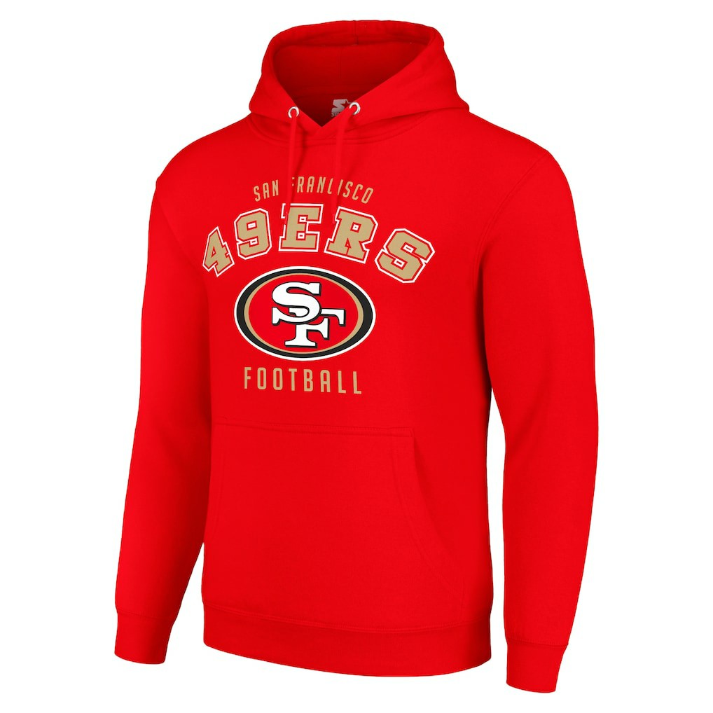 San Francisco 49ers Starter Unisex Logo Pullover Hoodie | NFL Sale