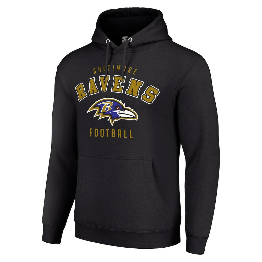 Baltimore Ravens Starter Unisex Logo Pullover Hoodie | NFL Hot