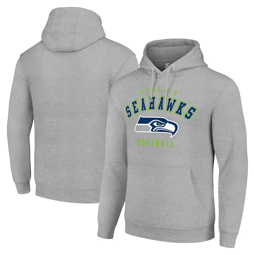 Seattle Seahawks Starter Unisex Logo Pullover Hoodie | NFL New
