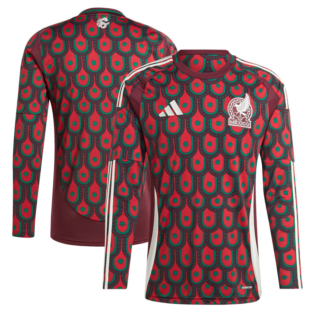 Mexico National Team 2024 Home Replica Long Sleeve Jersey