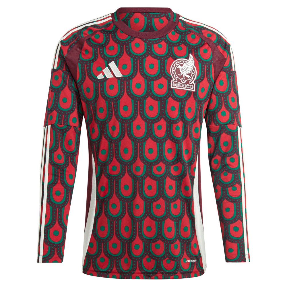 Mexico National Team 2024 Home Replica Long Sleeve Jersey