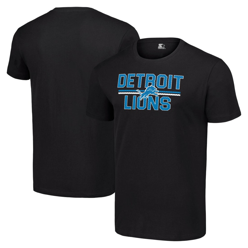 Detroit Lions Starter Team Mesh Print Graphic T-Shirt | NFL New
