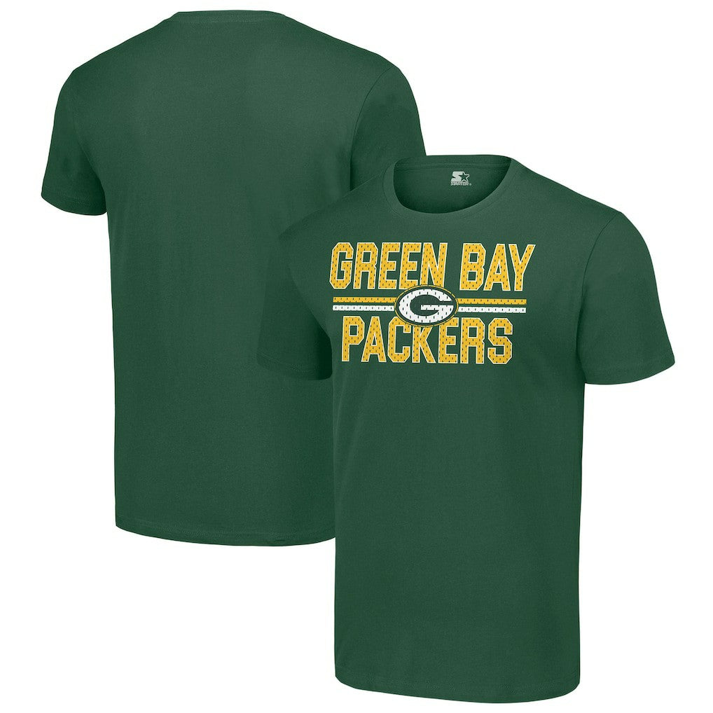 Green Bay Packers Starter Team Mesh Print Graphic T-Shirt | NFL Hot