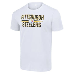 Pittsburgh Steelers Starter Team Mesh Print Graphic T-Shirt | NFL On sale