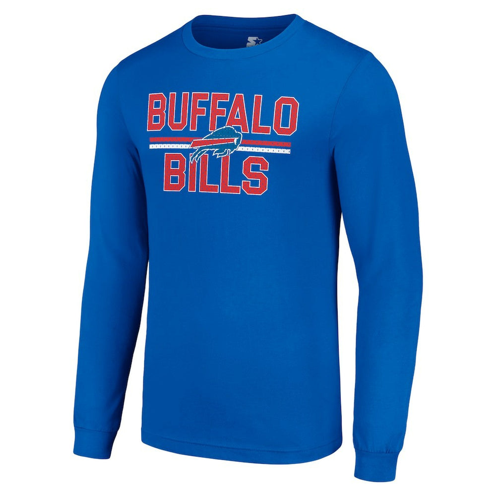 Buffalo Bills Starter Team Mesh Print Graphic Long Sleeve T-Shirt | NFL New