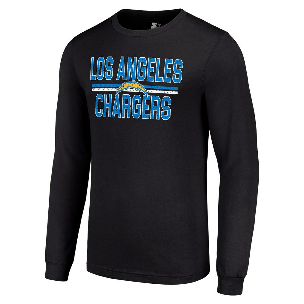 Los Angeles Chargers Starter Team Mesh Print Graphic Long Sleeve T-Shirt | NFL Near me