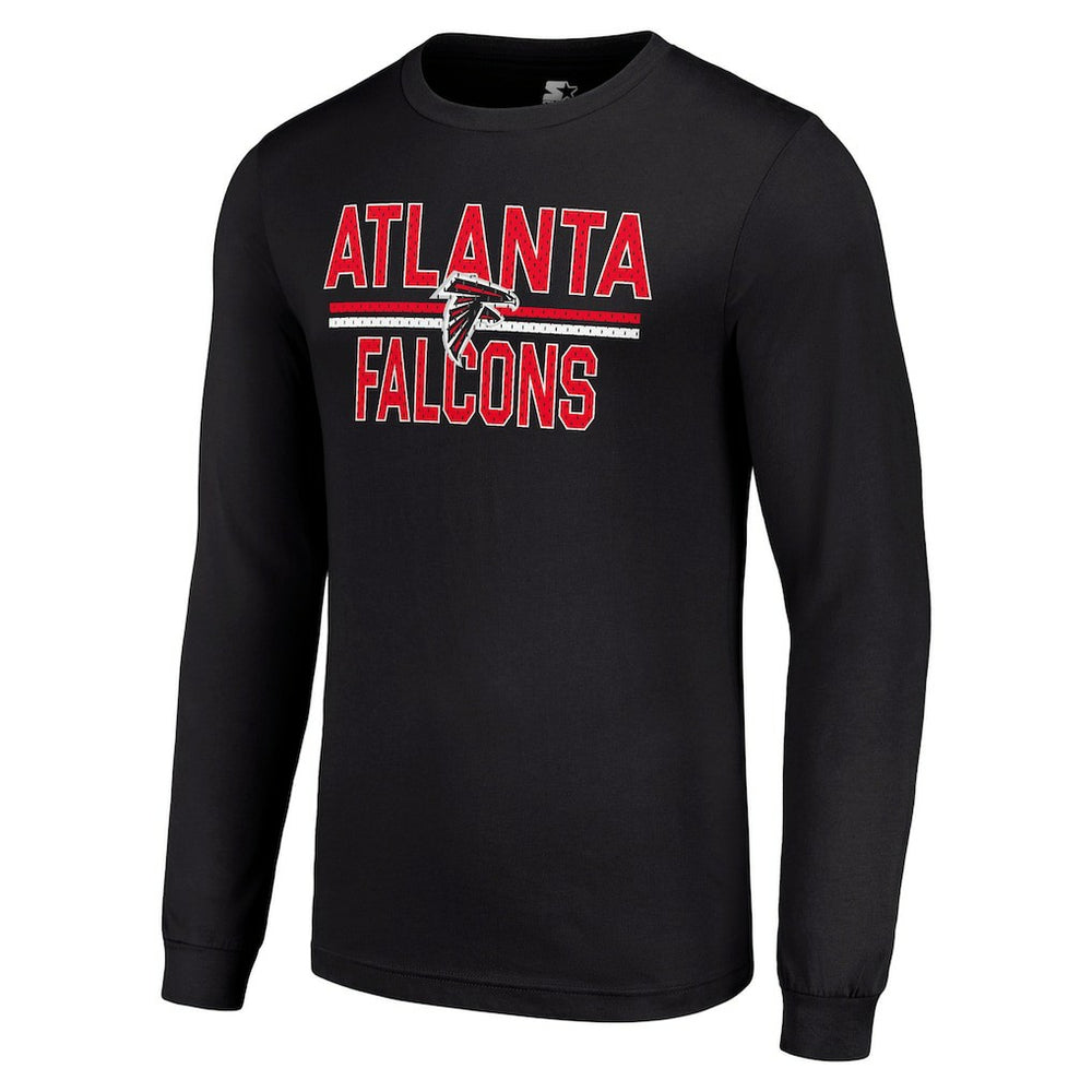 Atlanta Falcons Starter Team Mesh Print Graphic Long Sleeve T-Shirt | NFL Outlet