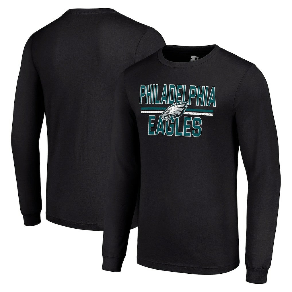 Philadelphia Eagles Starter Team Mesh Print Graphic Long Sleeve T-Shirt | NFL US