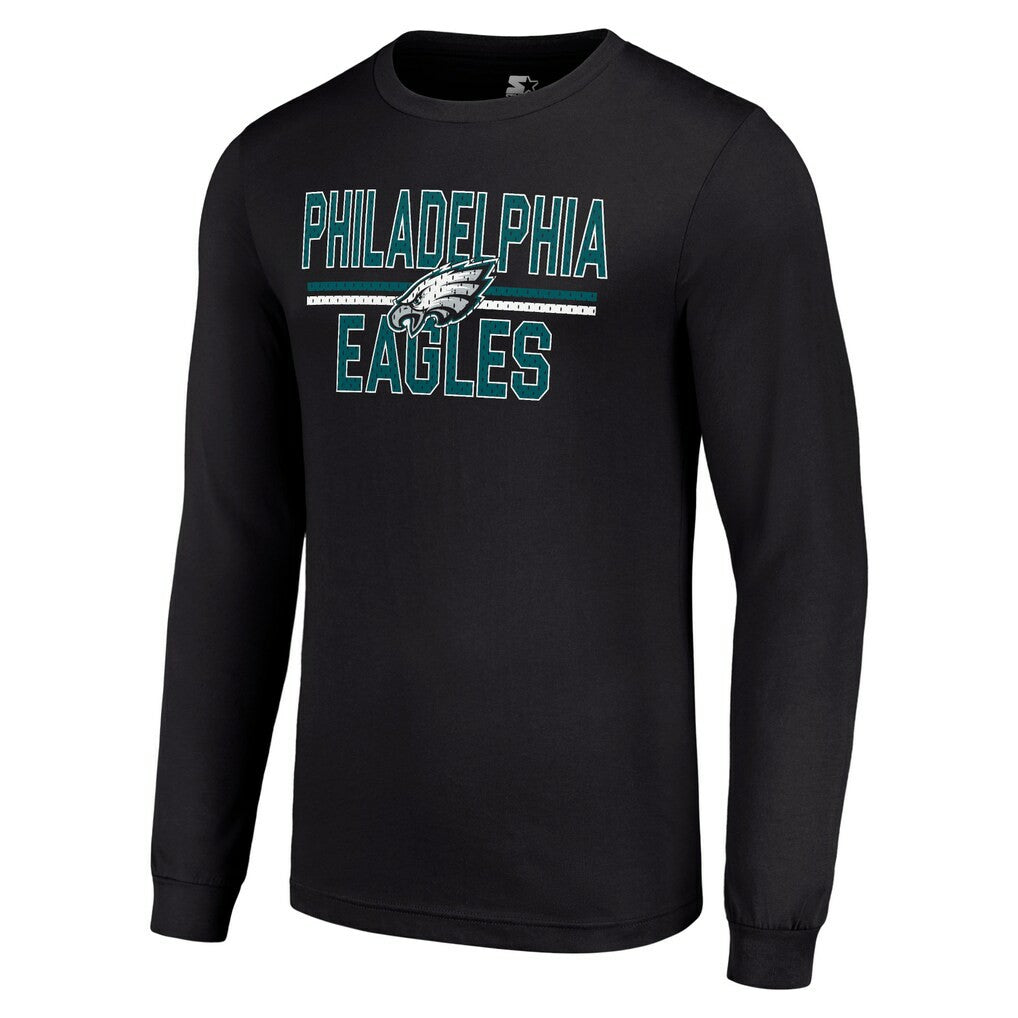 Philadelphia Eagles Starter Team Mesh Print Graphic Long Sleeve T-Shirt | NFL US