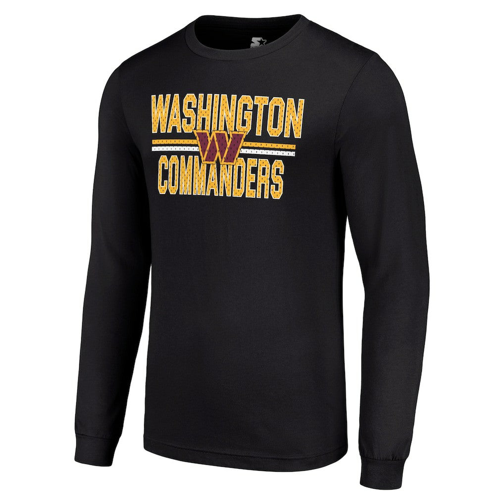 Washington Commanders Starter Team Mesh Print Graphic Long Sleeve T-Shirt | NFL Sale