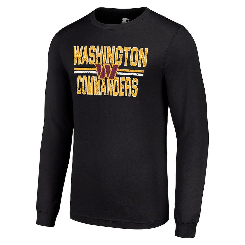 Washington Commanders Starter Team Mesh Print Graphic Long Sleeve T-Shirt | NFL Sale