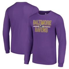 Baltimore Ravens Starter Team Mesh Print Graphic Long Sleeve T-Shirt | NFL Hot